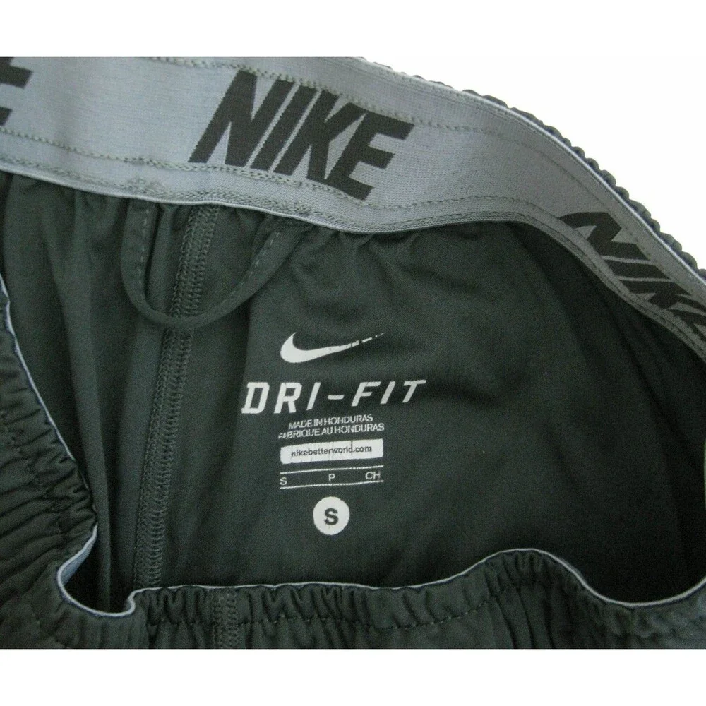 Nike Athletic Shorts Mens Small Black Dri-Fit Pockets Logo Running Tennis Gym